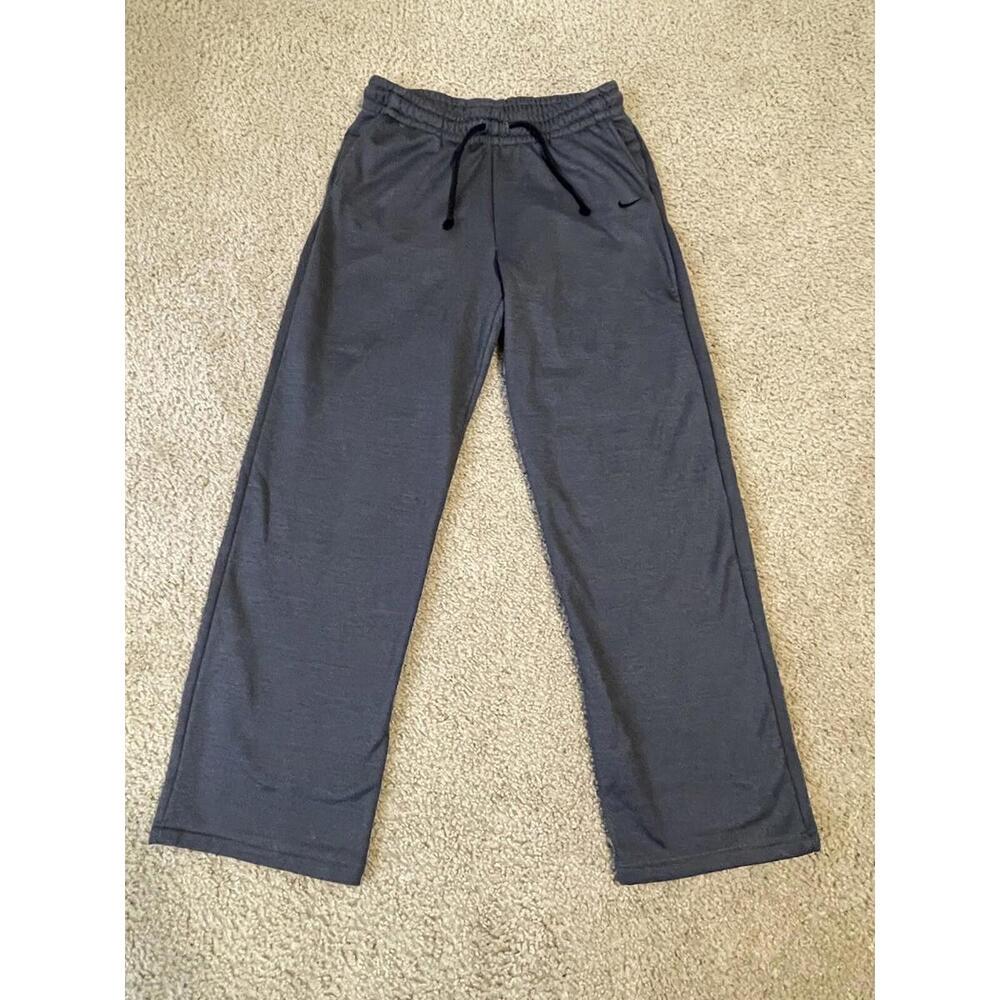 Nike Mens Dri-Fit Sweatpants Charcoal Gray Size Medium